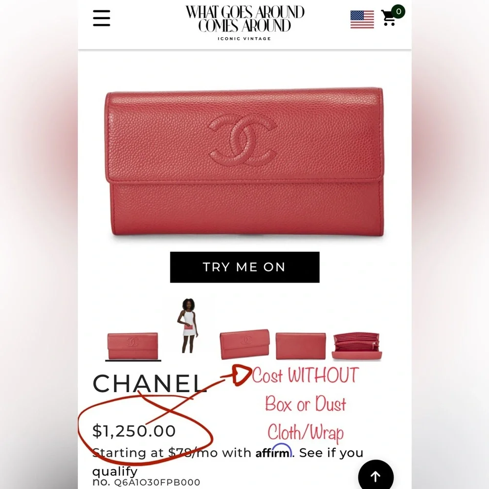 🩷CHANEL Wallet Timeless CC Embroidered Top Flap Snap Long Salmon Pink Coral COA